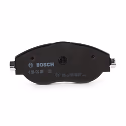 BOSCH 0 986 424 285 Brake pad set Low-Metallic with integrated wear sensor VOLKSWAGEN: Golf 7, Passat B8 Saloon, Golf 7 Variant, AUDI: A3 Sportback