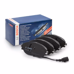 BOSCH 0 986 424 285 Brake pad set Low-Metallic with integrated wear sensor VOLKSWAGEN: Golf 7, Passat B8 Saloon, Golf 7 Variant, AUDI: A3 Sportback - Additional view 6