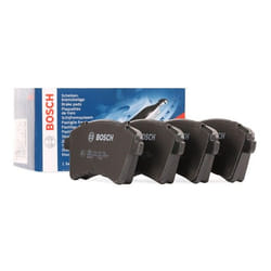 BOSCH 0 986 424 332 Brake pad set Low-Metallic with integrated wear sensor VAUXHALL: Astra Mk7, Astra Mk7 Kombi, OPEL: Astra K Hatchback