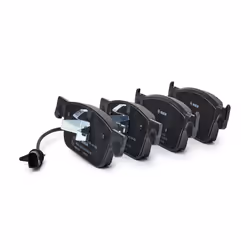 BOSCH 0 986 424 433 Brake pad set Low-Metallic with integrated wear sensor AUDI: A4 B9 Avant, A5 B9 Convertible, A4 B9 Saloon