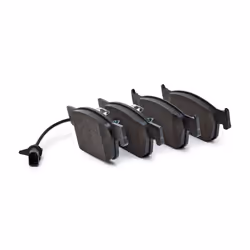 BOSCH 0 986 424 433 Brake pad set Low-Metallic with integrated wear sensor AUDI: A4 B9 Avant, A5 B9 Convertible, A4 B9 Saloon