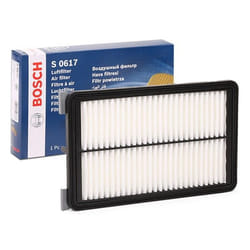 BOSCH F 026 400 617 Air filter 42,5 171,5 276,5 Filter Insert HYUNDAI: Tucson, Tucson Box Body / SUV, KIA: Sportage IV