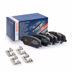 Brake pad set; BOSCH; Low-Metallic with integrated wear sensor; for HYUNDAI, KIA; 58101G4A00, 58101G4A10, 58101G4A00, 58101G4 ...