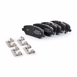 BOSCH 0 986 424 862 Brake pad set Low-Metallic with integrated wear sensor HYUNDAI: i30 III Hatchback, i30 III Fastback, i30 III Estate, KIA: XCeed
