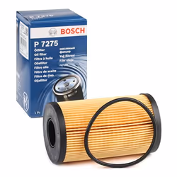 Oil filter; BOSCH; with gasket/seal Filter Insert; for LAND ROVER, JAGUAR; FH1208, JDE37128, FH1208, G4D36A692AA, JDE37128