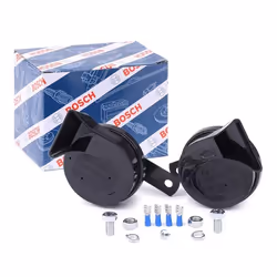 Horn; BOSCH; 12 110 Electric-pneumatic schwarz 60; 0055422420, A0055422420