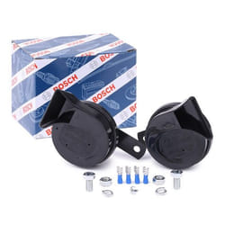 BOSCH 0 986 AH0 743 Horn 12 110 Electric-pneumatic schwarz 60