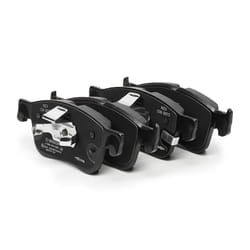BOSCH 0 986 424 885 Brake pad set Low-Metallic with integrated wear sensor, with acoustic wear warning with anti-squeak plate, with mounting manual