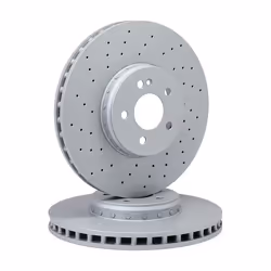 Brake disc; BOSCH; 342 32 5 112 Perforated, two-part brake disc, Vented Coated Alloyed/High-carbon; for MERCEDES-BENZ; 000421 ...