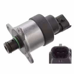 Fuel metering valve; BOSCH; High Pressure Pump (low pressure side) with fastening/mounting material; for MAN; 0928400627, 511 ...