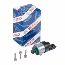Fuel metering valve; BOSCH; High Pressure Pump (low pressure side) with fastening/mounting material; for DODGE, JEEP, CHRYSLE ...