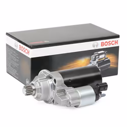 Starter motor; BOSCH; 12 2 10 30,50 links 76,2; for VOLKSWAGEN, SKODA, SEAT, AUDI, VW; 02M911023P, 02M911024, 02M911024N, 02M ...