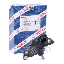BOSCH 1 986 AE0 124 Alternator Regulator VOLKSWAGEN: Passat B5 GP Estate, Transporter 4, Touareg I, AUDI: TT Coupe, A4 B5 Saloon, A3 Hatchback