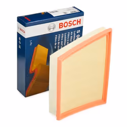 Air filter; BOSCH; 49,5 256,2 191,6 Filter Insert; for JAGUAR, LAND ROVER; 0613872A, GX739601AA, T4A6123, LR092246