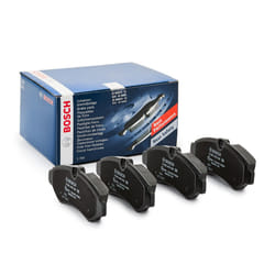 BOSCH 0 986 460 026 Brake pad set Low-Metallic MERCEDES-BENZ: Sprinter 3.5-t Van, Sprinter 3.5-t Platform / Chassis, Sprinter 5-t Platform / Chassis