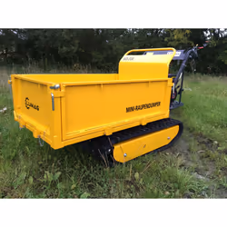 Mini Dumper Tracked Power Barrow 500KG Lumag MD500 drop side cargo box