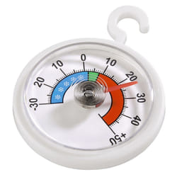 Xavax 1-Piece Refrigerator/Freezer Round Thermometer - White