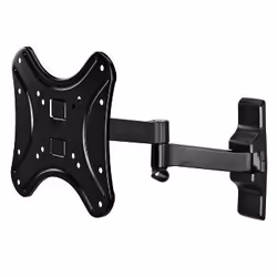Hama 00108727, 116.8 cm (46"), 75 x 75 mm, 200 x 200 mm, -5 - 15°, 3°, Black
