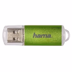 Hama Laeta 64GB USB flash drive USB Type-A 2.0 Green, Transparent