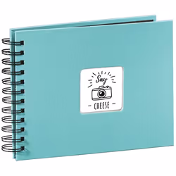 Hama 4047443167408, Turquoise, 50 sheets, 10 x 15, Spiral binding, Black, 240 mm