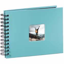 Hama 4047443167408 photo album Turquoise 50 sheets 10 x 15 Spiral binding