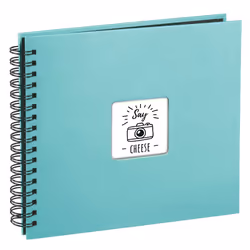 Hama 4047443167460, Turquoise, 100 sheets, 10 x 15, Spiral binding, 280 mm, 240 mm