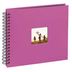 Hama 4047443167477 photo album Pink 100 sheets 10 x 15 Spiral binding