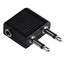 Hama 00122383, 3.5mm, 2 x 3.5mm, Black
