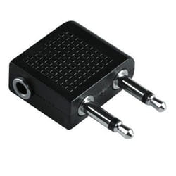 Hama 00122383 cable gender changer 3.5mm 2 x 3.5mm Black