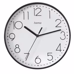 Hama 4047443207517 wall/table clock Analog clock Round Black, White