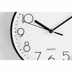 Hama 4047443207517 wall/table clock Analog clock Round Black, White