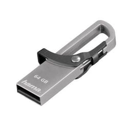 Hama "Hook-Style" USB flash drive 64 GB USB Type-A 2.0 Grey