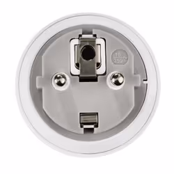 Hama 00121991 power plug adapter Type F Type G (UK) White