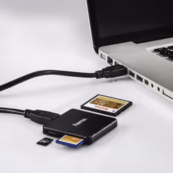 Hama 00124022 card reader USB 3.2 Gen 1 (3.1 Gen 1) Type-A Black - Additional view 5