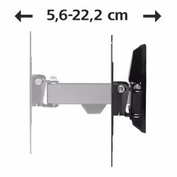 Hama 00118100 TV mount/stand 121.9 cm (48") Black - Additional view 4