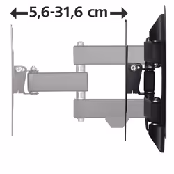 Hama 00118101 TV mount/stand 121.9 cm (48") Black - Additional view 4