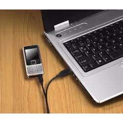 Hama 0.6m, USB2.0-A/USB2.0 Micro-B USB cable USB A Micro-USB B Black