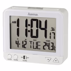 Hama RC 550, White, 0 - 45 °C, F, °C, Multi, 2 lines, Orange