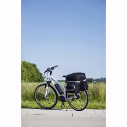 Hama Bicycle Pannier Bag for Luggage Carrier, 3 parts, black