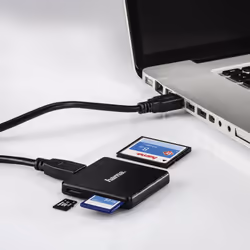 Hama 00124156 card reader USB 3.2 Gen 1 (3.1 Gen 1) Type-A Black - Additional view 5