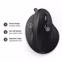Hama EMC-500 mouse Office Right-hand USB Type-A Optical 1800 DPI - Additional view 5