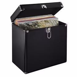 Hama 00181436 storage media case Microgroove record case Black - Additional view 4