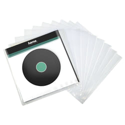 Hama 00181430 storage media case Microgroove record case Transparent