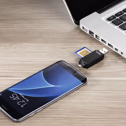 Hama Basic card reader USB 2.0/Micro-USB Black - Additional view 4