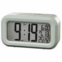 Hama RC 660, Digital alarm clock, Mint colour, LED, White, AAA Micro, 116 mm