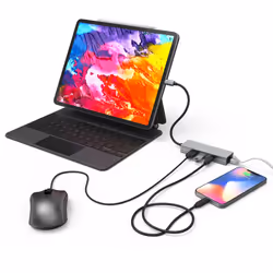 Hama 00200108 laptop dock/port replicator USB 3.2 Gen 1 (3.1 Gen 1) Type-C Grey - Additional view 5