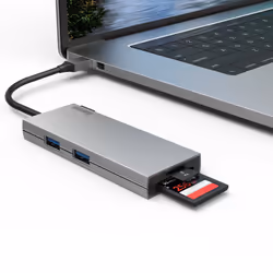Hama 00200110 laptop dock/port replicator USB 3.2 Gen 1 (3.1 Gen 1) Type-C Grey - Additional view 6