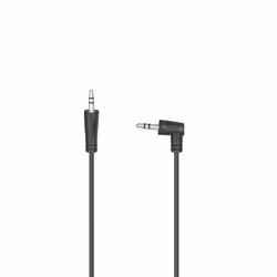 Hama 00205285, 3.5mm, Male, 3.5mm, Male, 0.5 m, Black