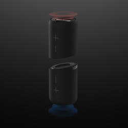 Hama Twin 2.0 Stereo portable speaker Black 20 W