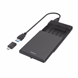 Hama 00200760 storage drive enclosure HDD/SSD enclosure Black 2.5"